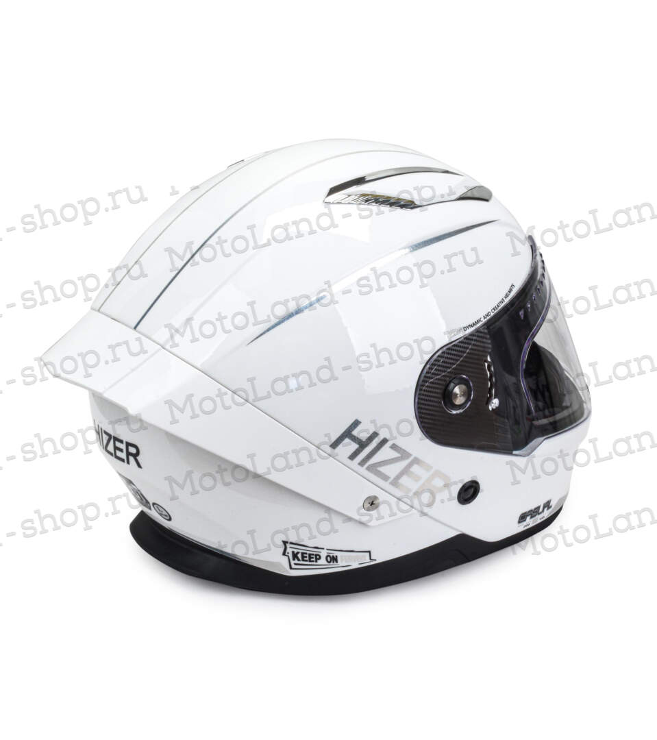 Шлем мото интеграл HIZER 550 №4 (XL) white Шлем мото интеграл HIZER 550 №4 (XL) white