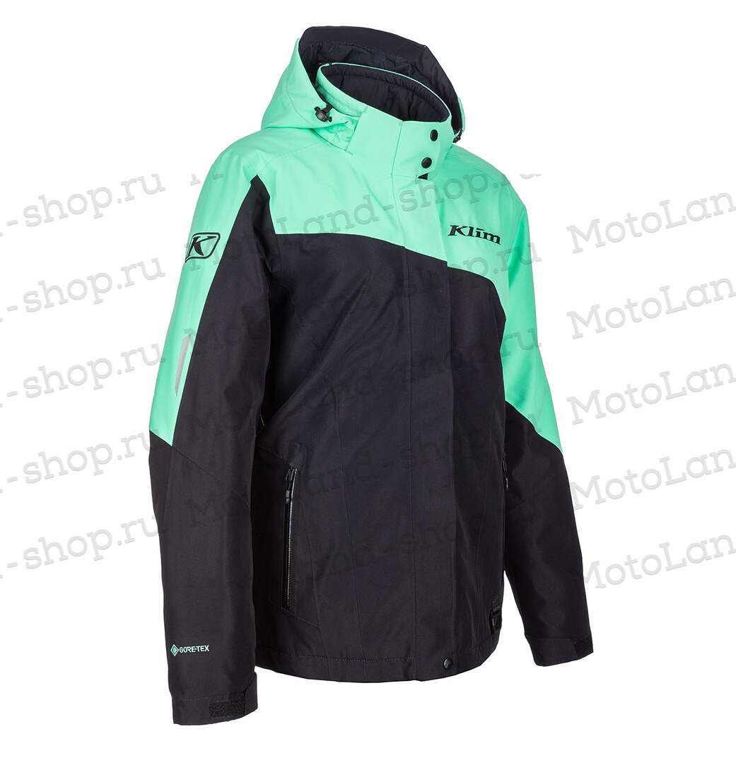 Куртка для снегохода (женская) KLIM ALLURE №4 black-green (текстиль) (M)