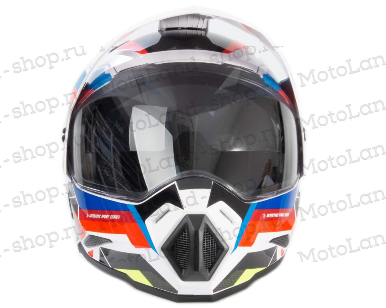 Шлем мото мотард HIZER J6802 №7 (S) ADVENTURE (2 визора)