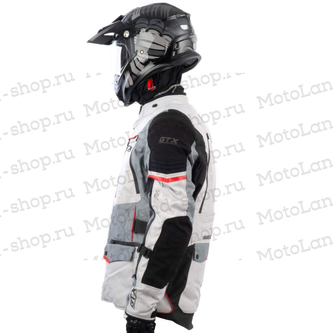 Куртка мотоциклетная (текстиль) GTX EJ-2405 LIGHT GREY (XXL) Куртка мотоциклетная (текстиль) GTX EJ-2405 LIGHT GREY (XXL)