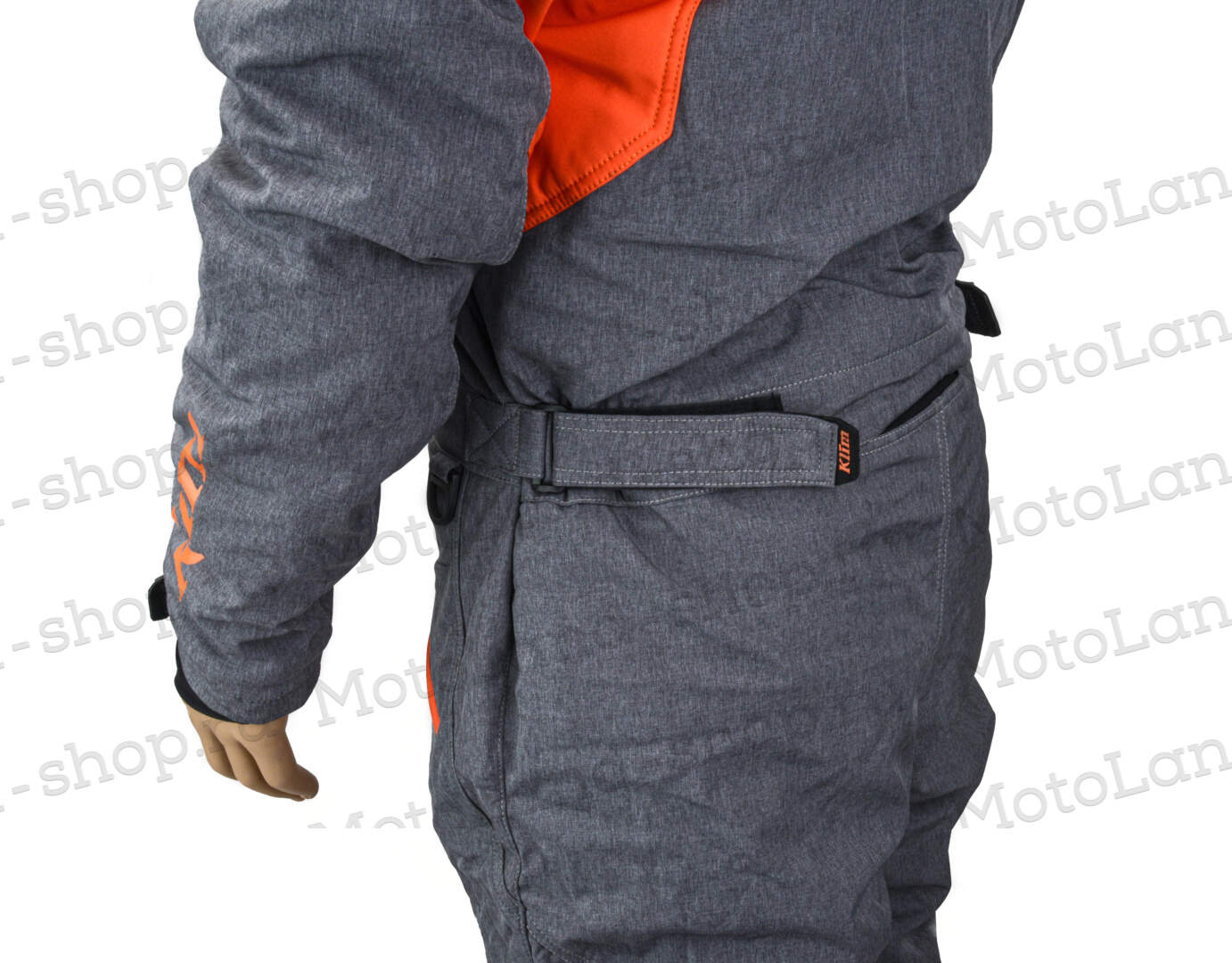 Комбинезон для снегохода KLIM RIPSA ONE-PIECE №2 gray-orange (текстиль) (M)
