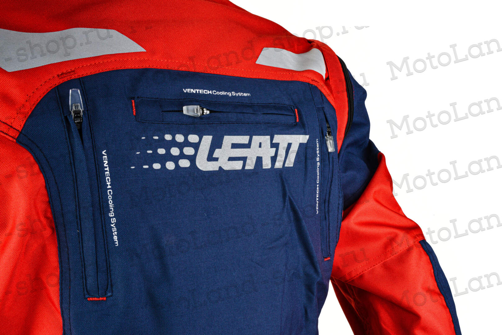 Куртка мото LEATT №2 red (текстиль) (S)