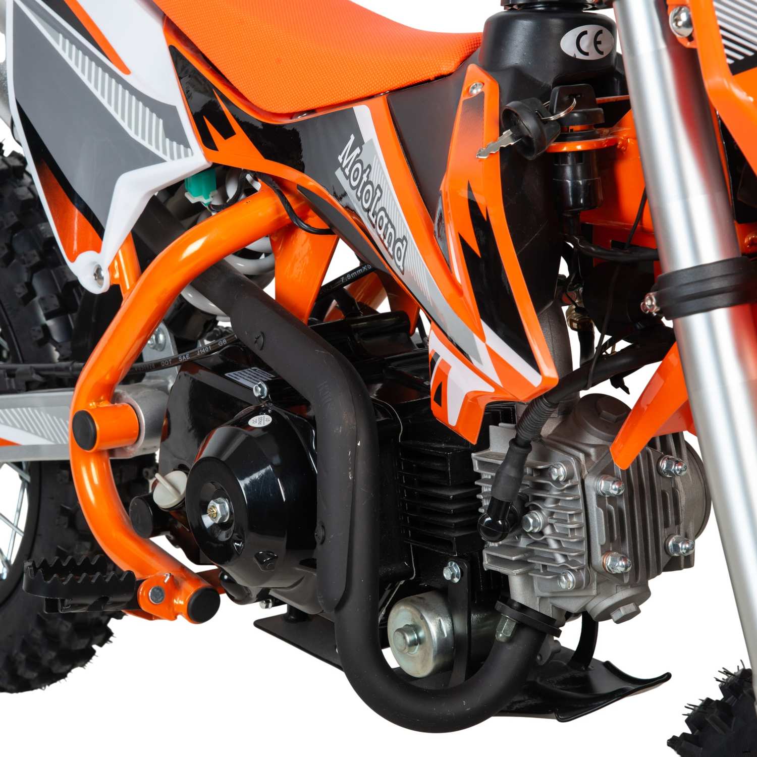 Питбайк  Motoland 125 SX 125 E 14/12  оранжевый 