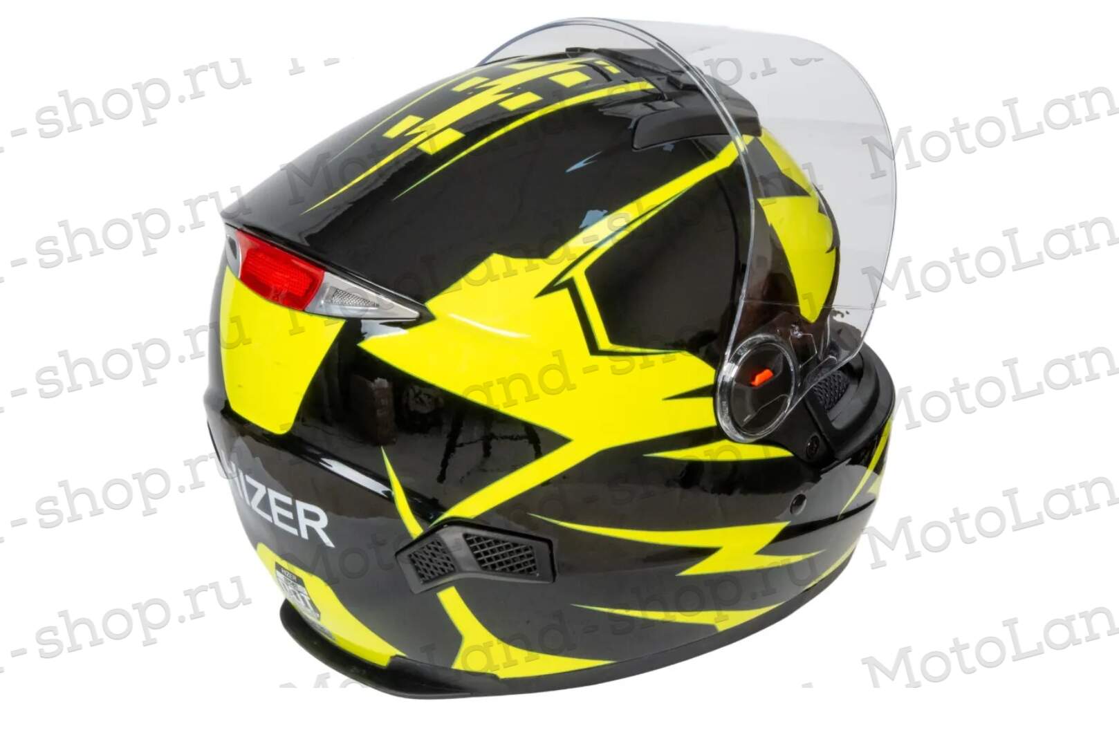 Шлем мото интеграл HIZER B561 №1 (XL)  black/yellow Шлем мото интеграл HIZER B561 №1 (XL)  black/yellow