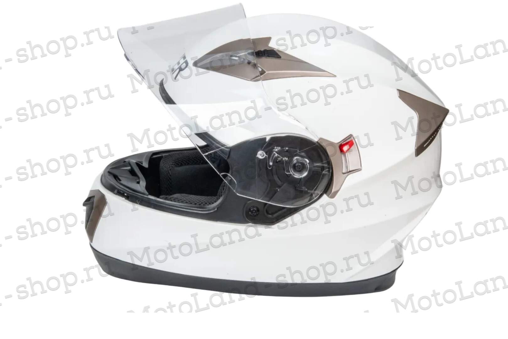 Шлем мото интеграл HIZER 529 №2 (S)  white (2 визора)