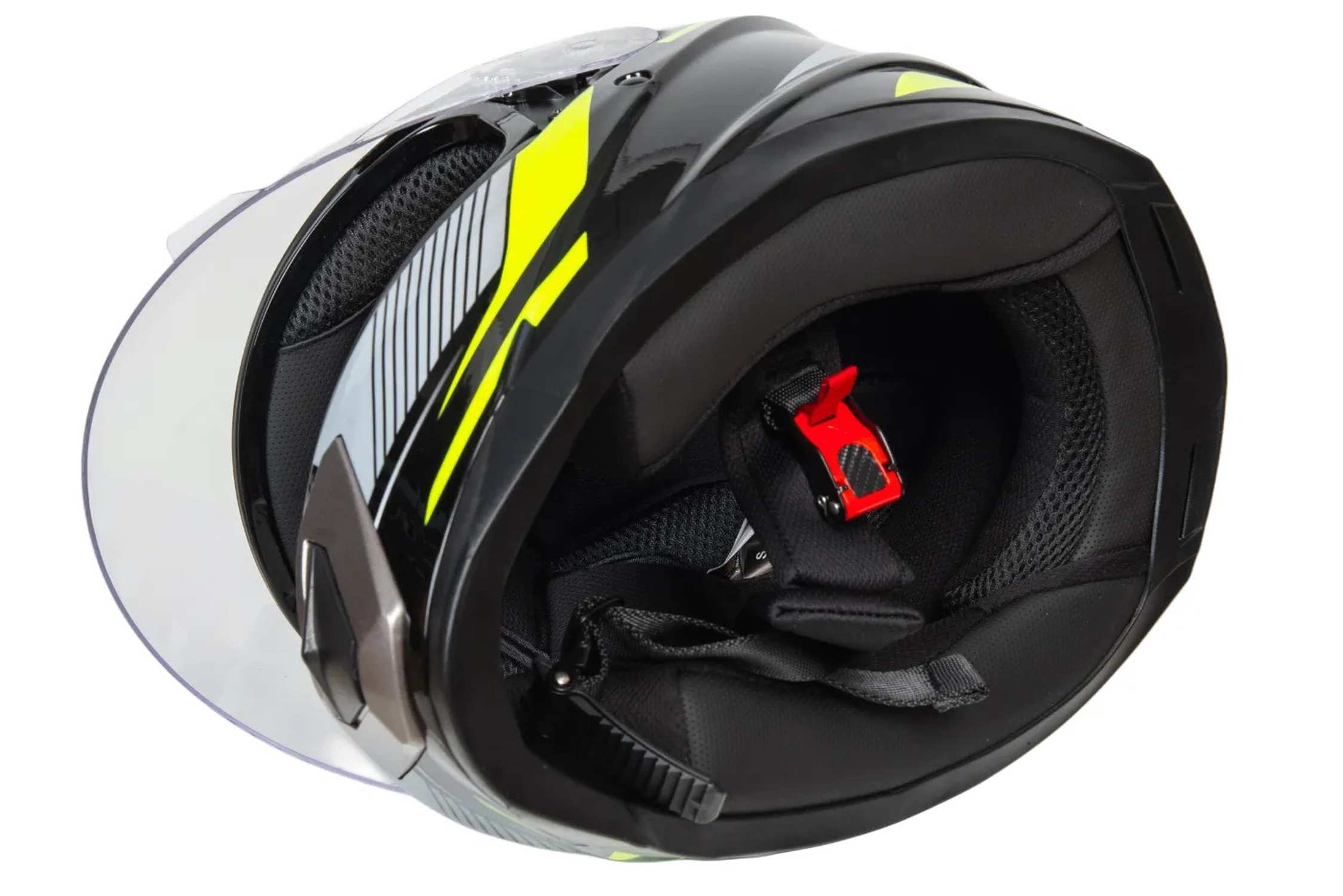 Шлем мото интеграл HIZER B562 №1 (S)  black/yellow