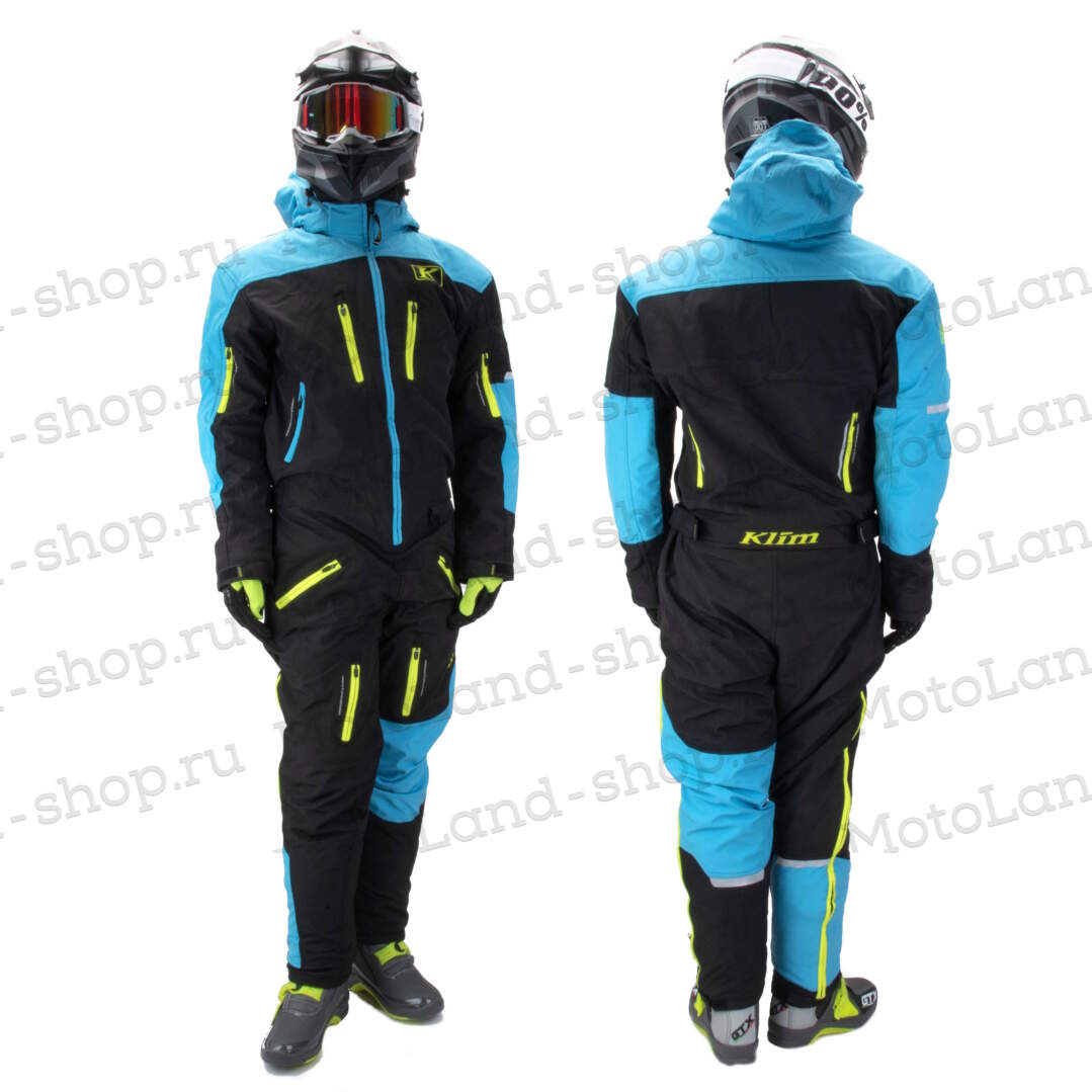 Комбинезон для снегохода KLIM №4 blue (текстиль) (M)