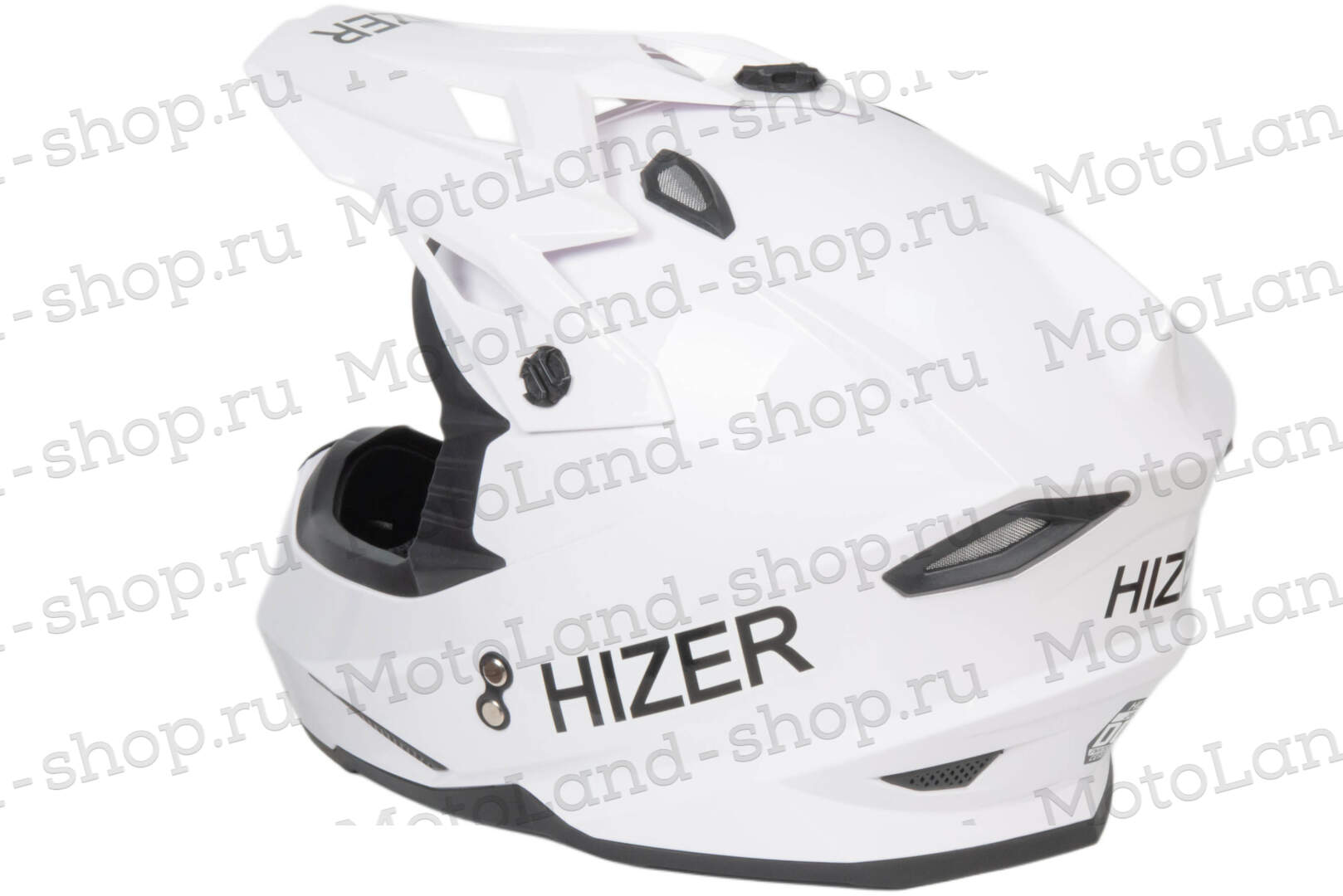 Шлем мото кроссовый HIZER J6801 №2 (L) white Шлем мото кроссовый HIZER J6801 №2 (L) white
