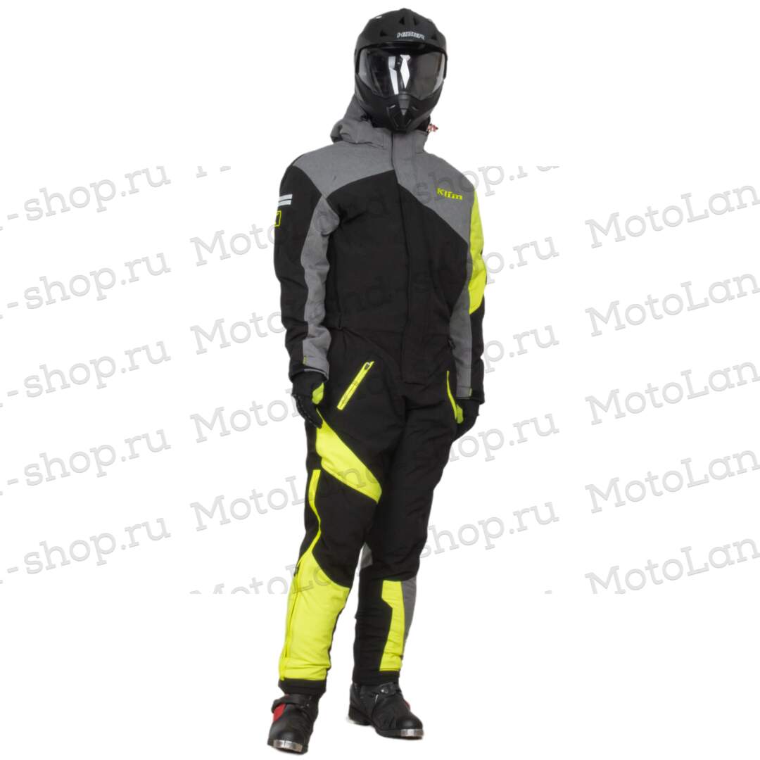 Комбинезон для снегохода KLIM RAILSLIDE (-5 С) №9 black-yellow (текстиль) (M)