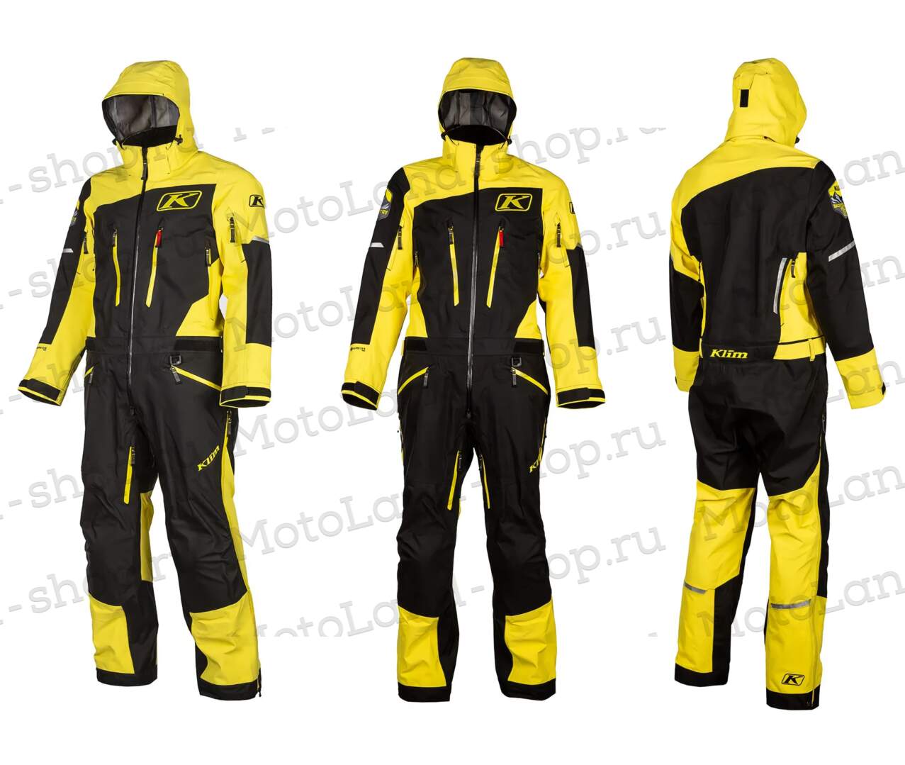 Комбинезон для снегохода KLIM №3 yellow (текстиль) (XL)