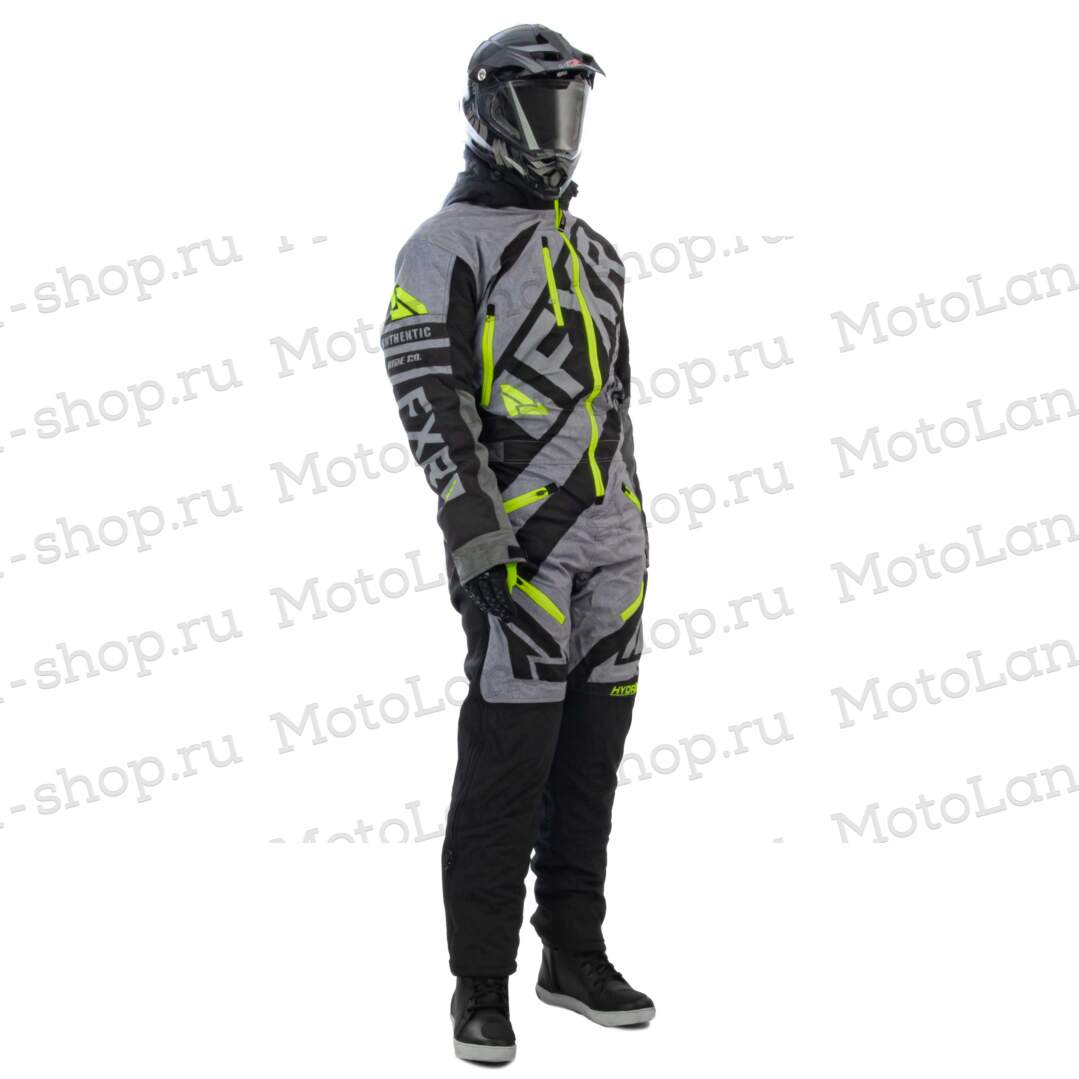Комбинезон для снегохода FXR CX №3 gray-green (текстиль) (S)