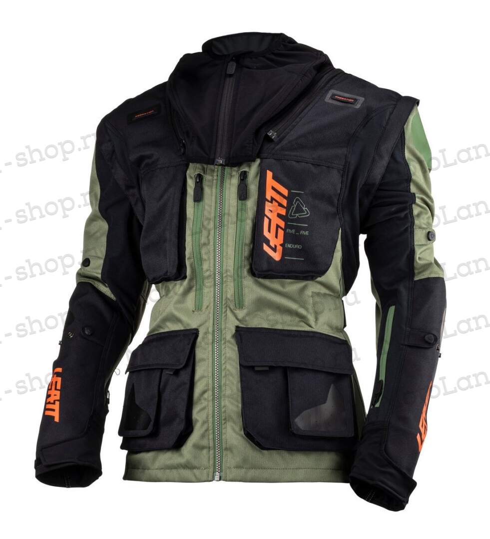 Куртка мото LEATT №1 black (текстиль) (M)