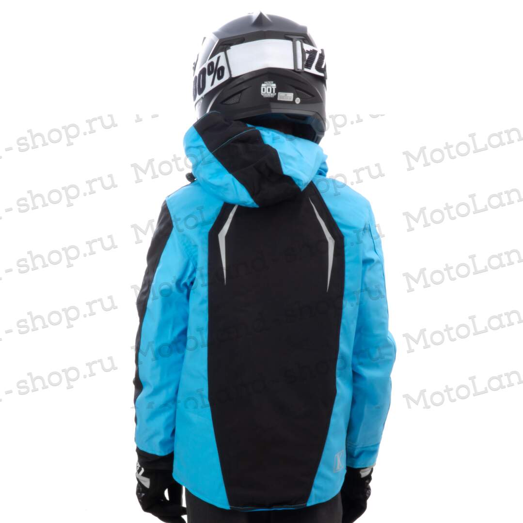 Куртка для снегохода (детская) KLIM KOMPOUND №3 black-blue (текстиль) (12Y)