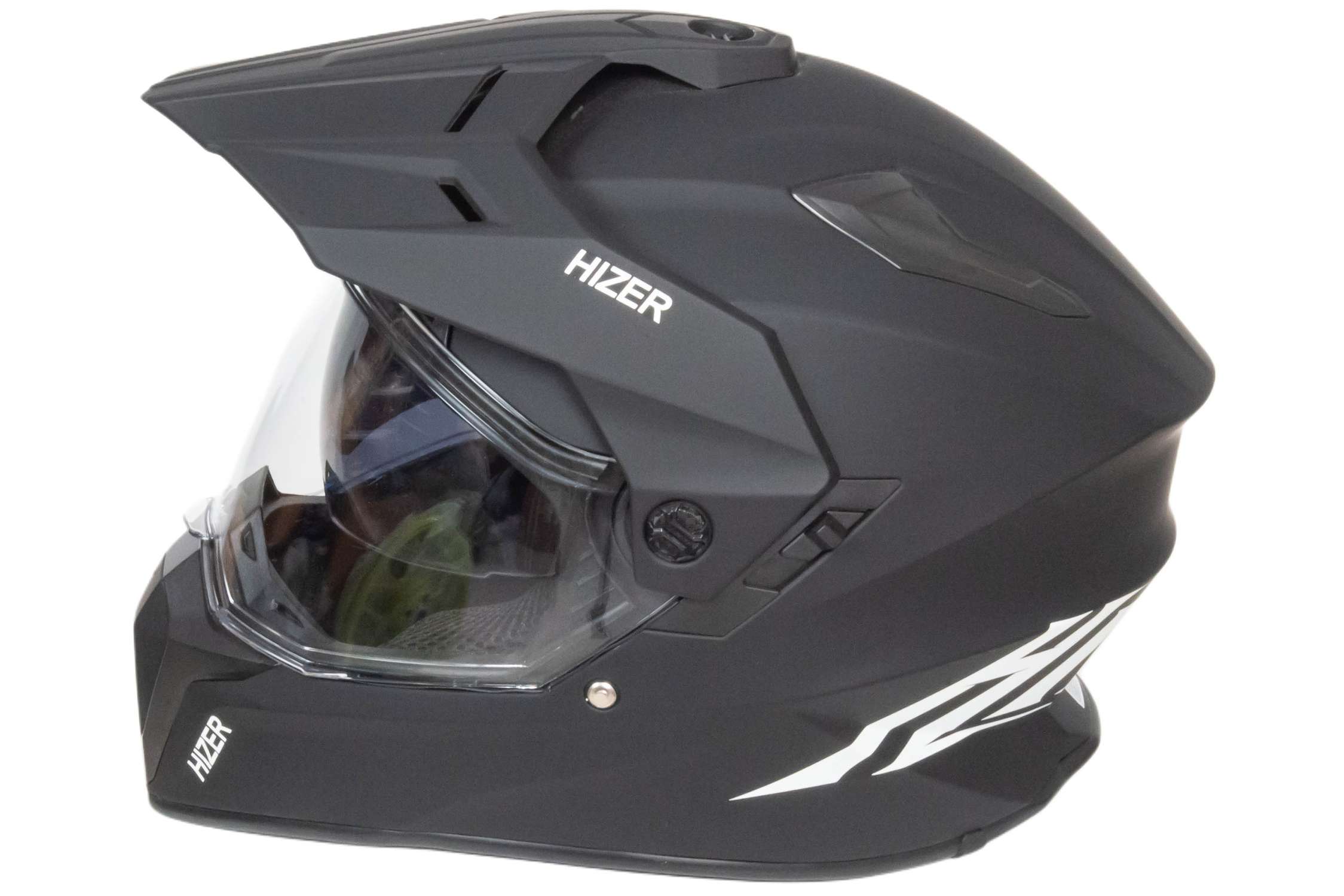 Шлем мото мотард HIZER J6808 №5 (XL) matte black