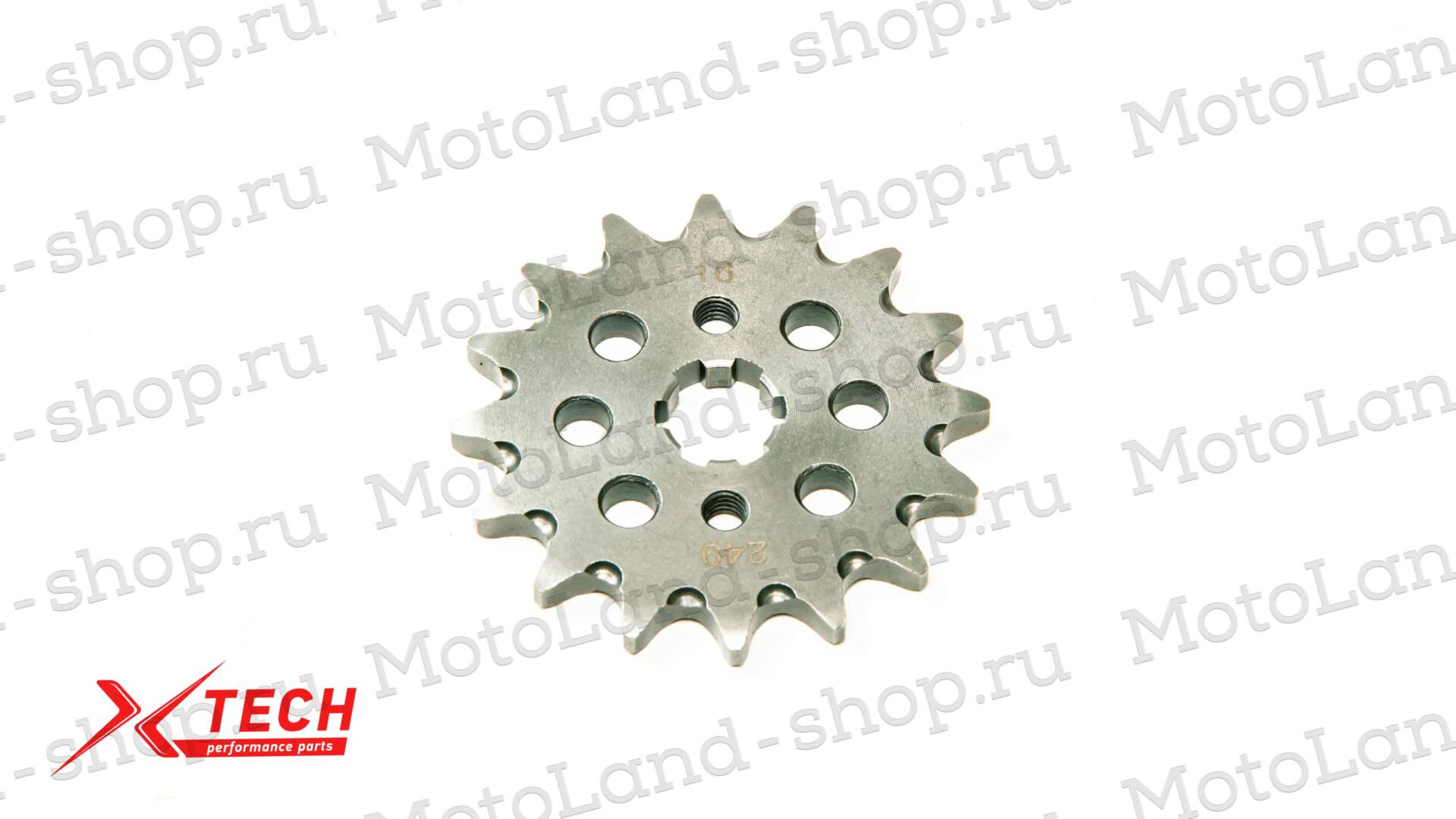 Звезда ведущая (420-16) 17мм X-TECH сталь 20CrMnTi, с самоочисткой