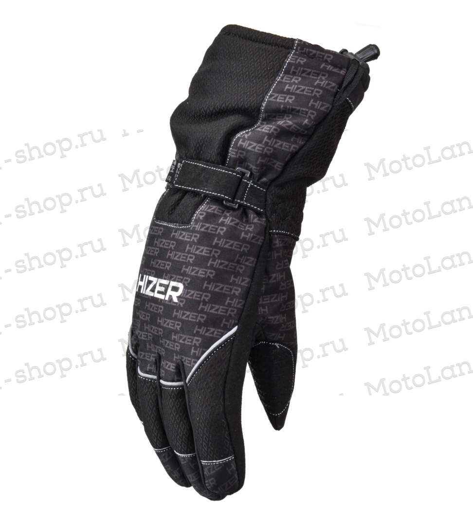 Перчатки для снегохода HIZER №2 black (S) Перчатки для снегохода HIZER №2 black (S)