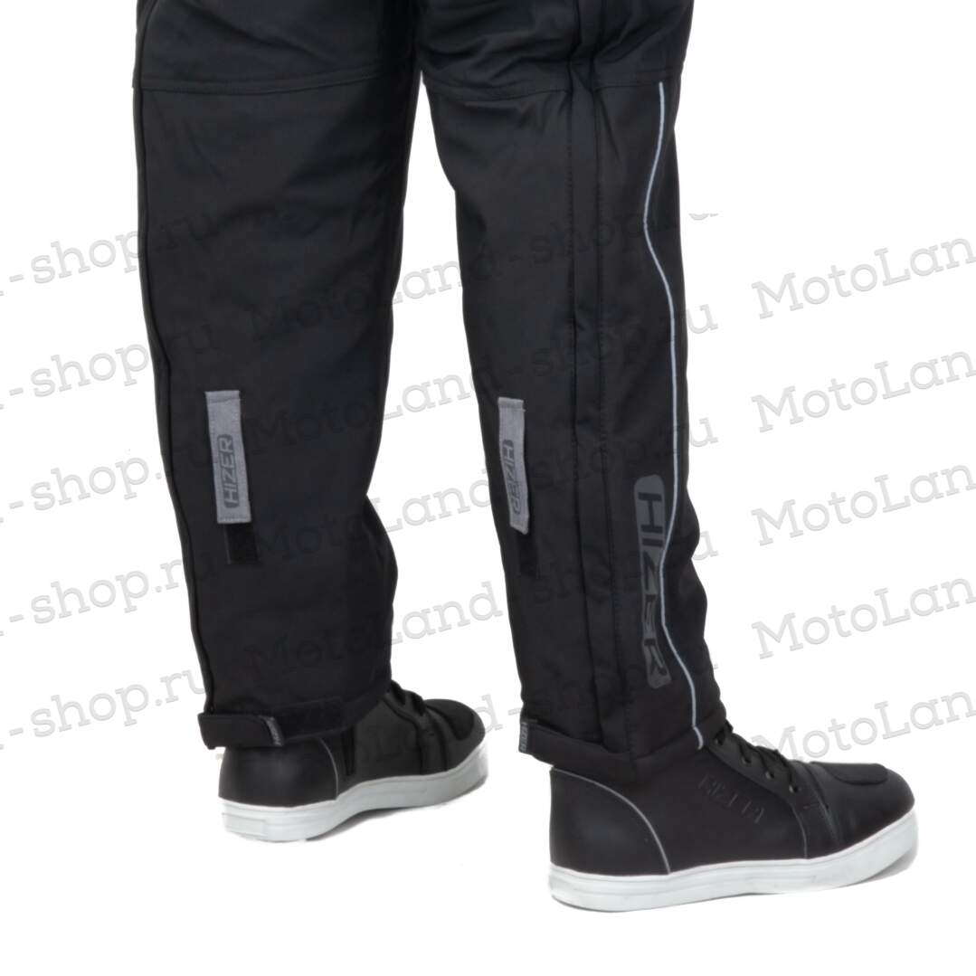 Штаны для снегохода HIZER №1 black (текстиль) (M)
