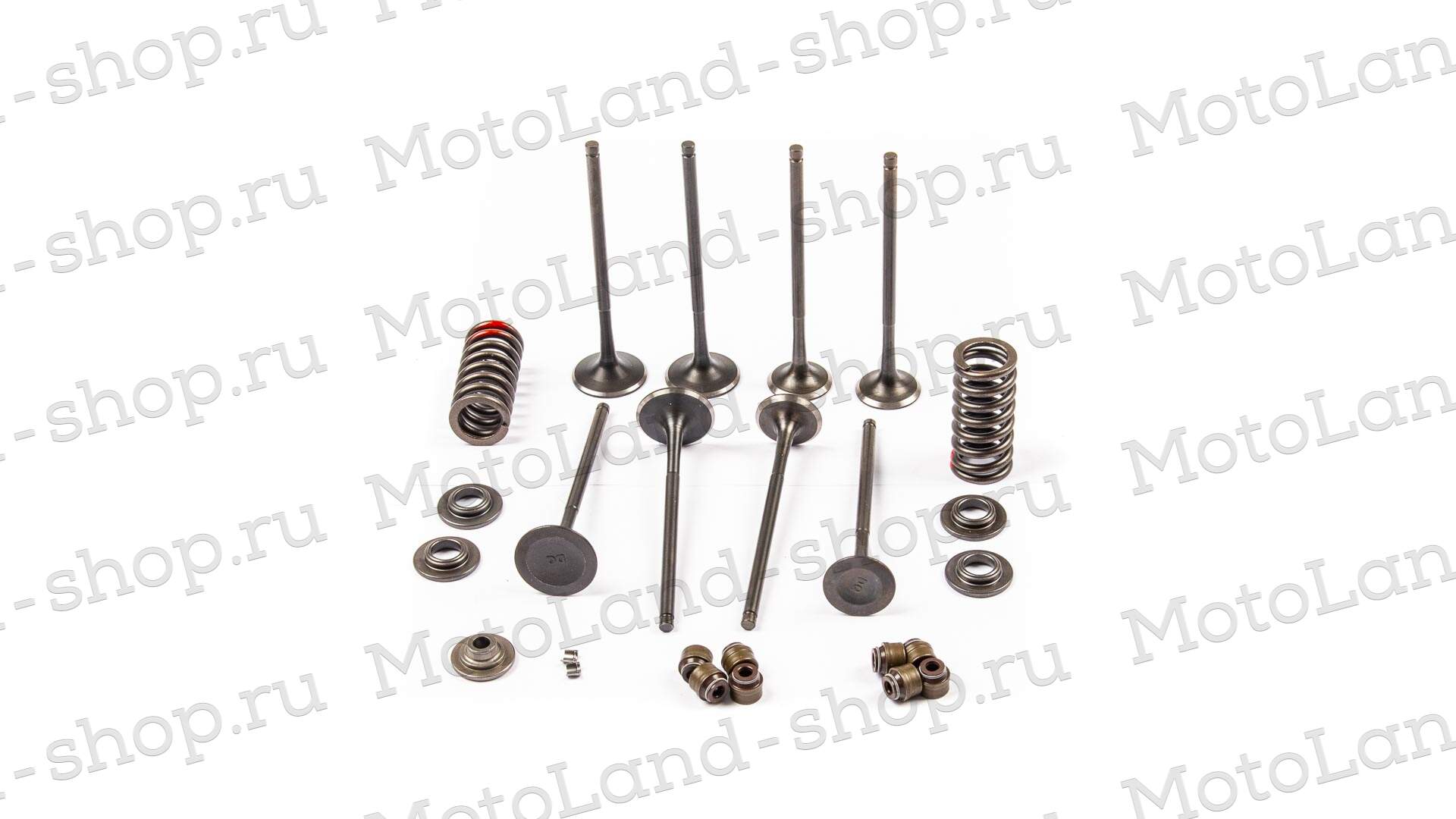 Клапаны ГРМ 170MM-2 (CB250) water, 4V / 177MM (NC250)/ 182MN (NC300) (компл 4шт+ремкомплект)  ZS