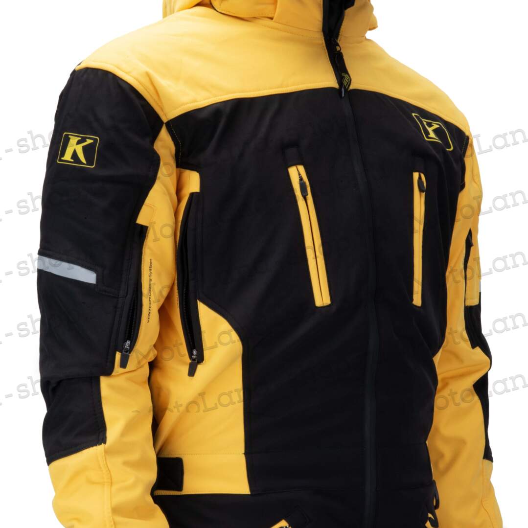 Комбинезон для снегохода KLIM №3 yellow (текстиль) (M)