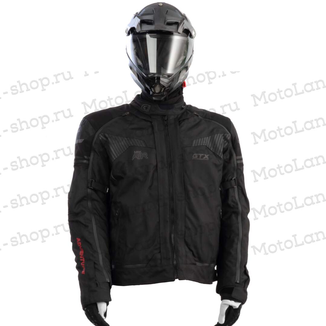 Куртка мотоциклетная (текстиль) GTX EJ-2409 BLACK (XL)