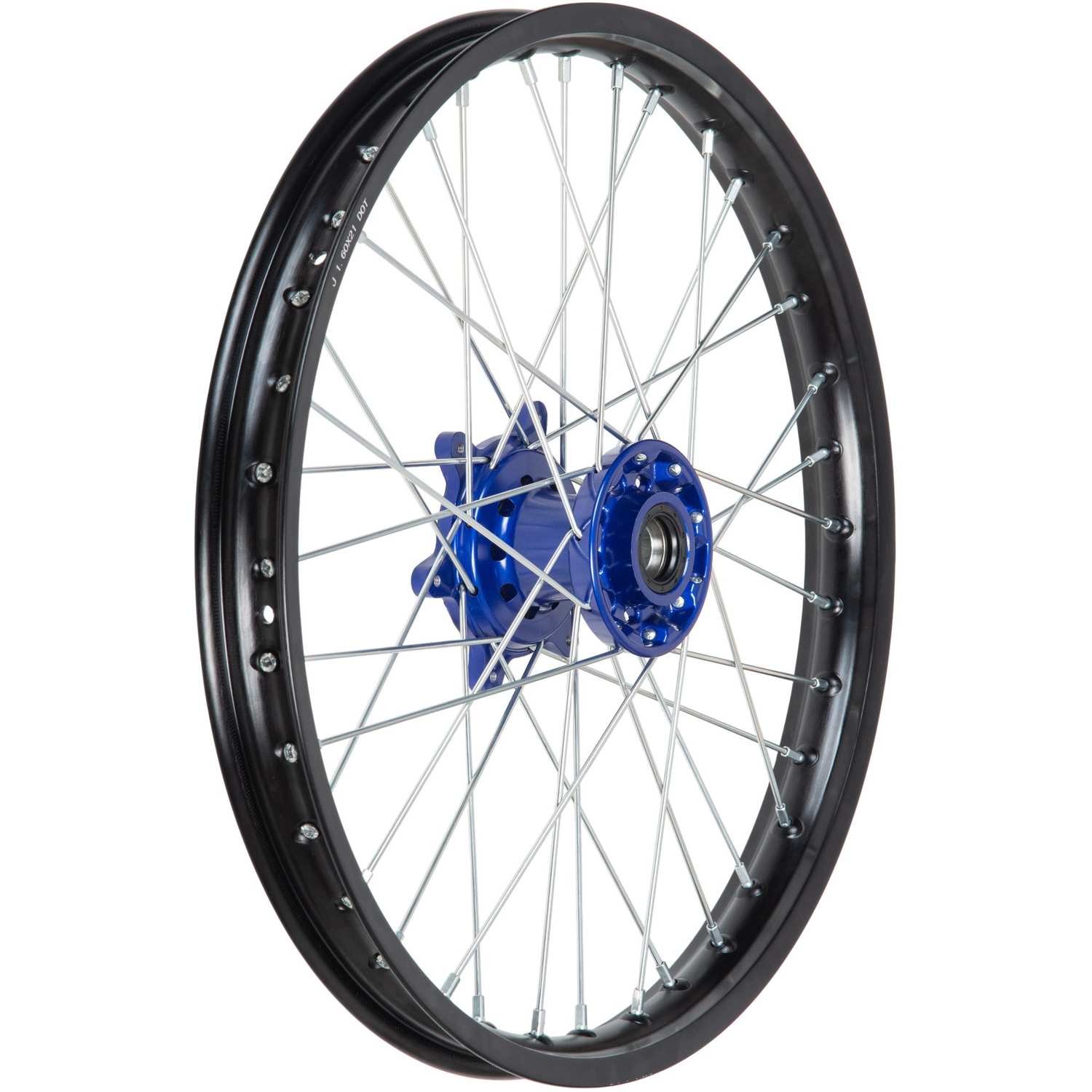 Обод передний 21" FX 250/300/450 алюминий/черный/ступица синяя