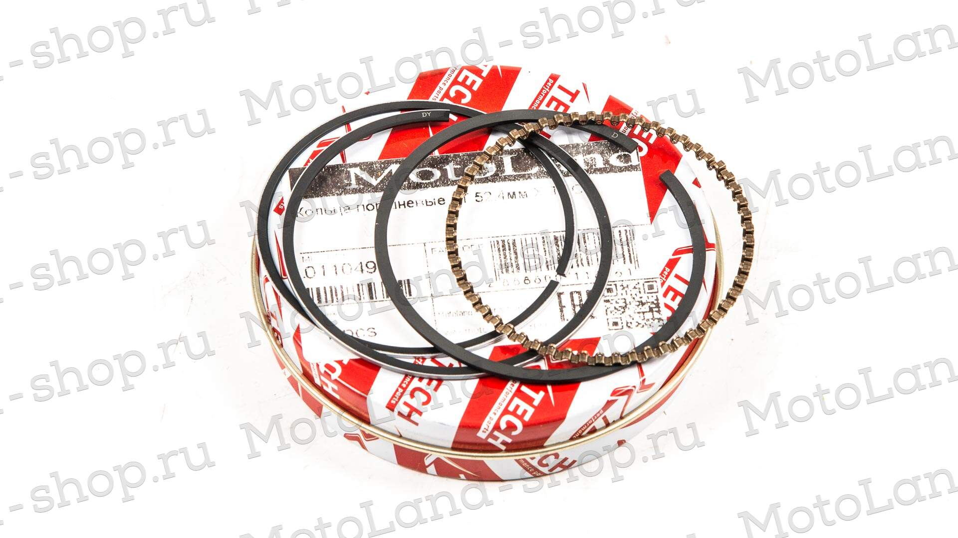 Кольца поршневые 152FMI 125см3 4T d=52,4mm X-TECH