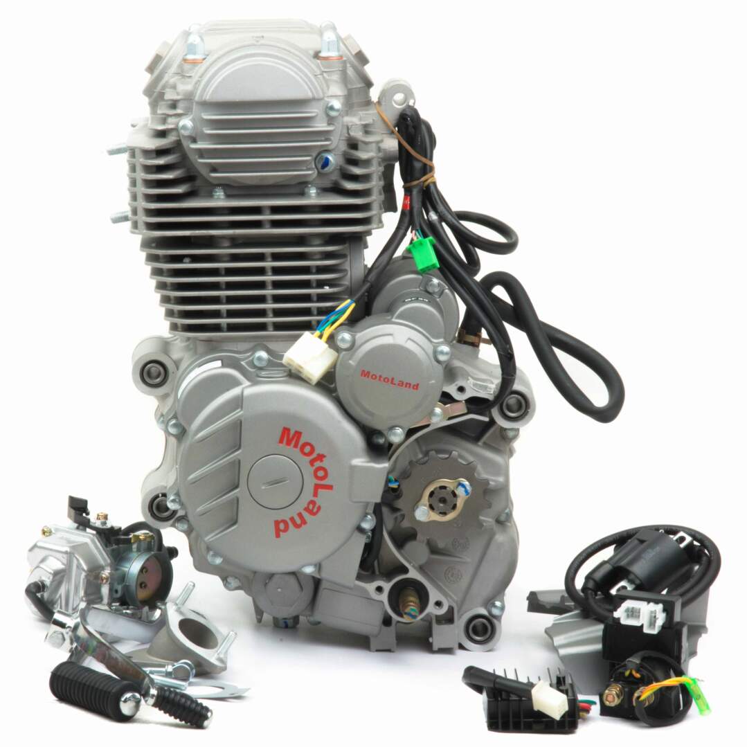 Двигатель 300см3 175FMM-3A 4 клапана (CB300-F D-75мм) ZS грм цепь,5ск (полный комплект)