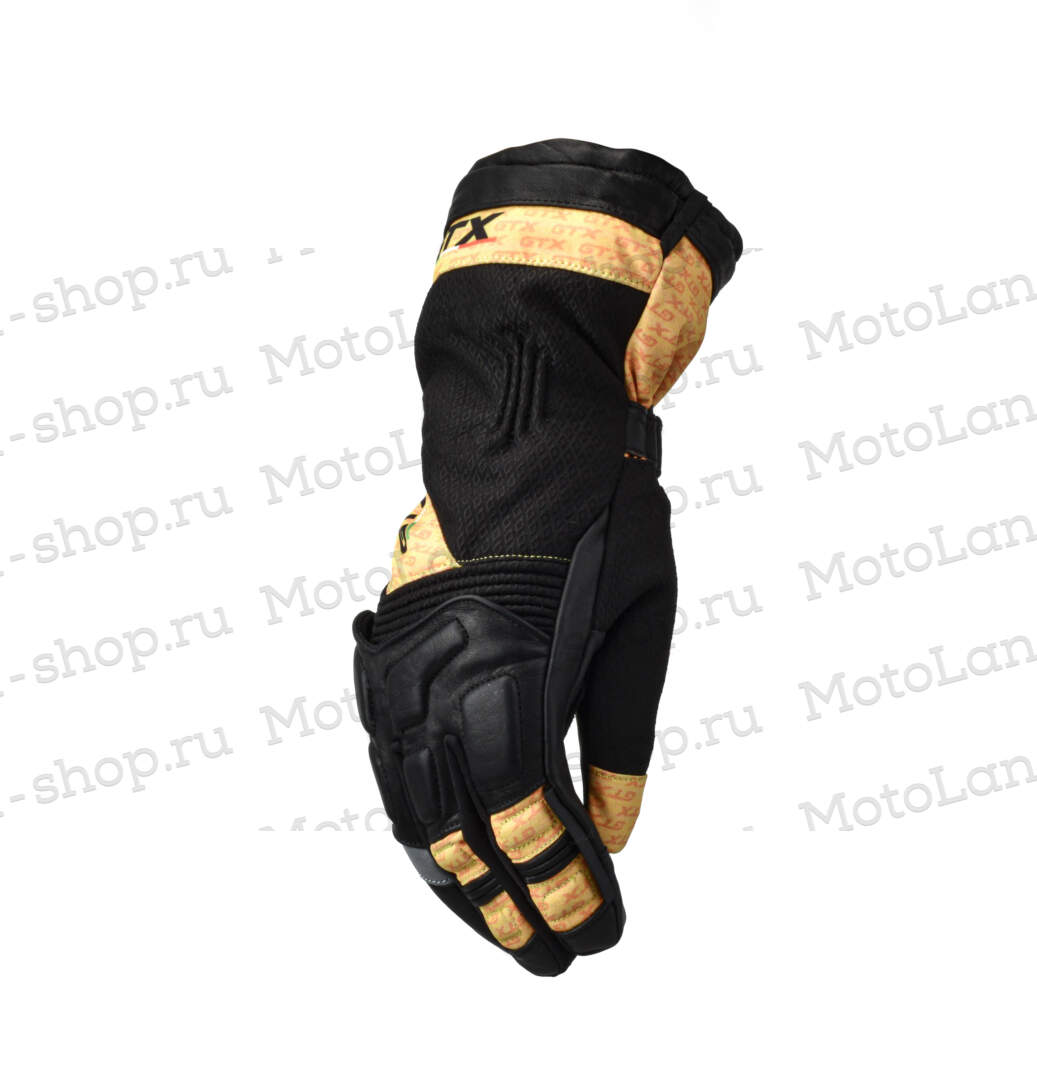 Перчатки для снегохода GTX №2 black-yellow (XL)