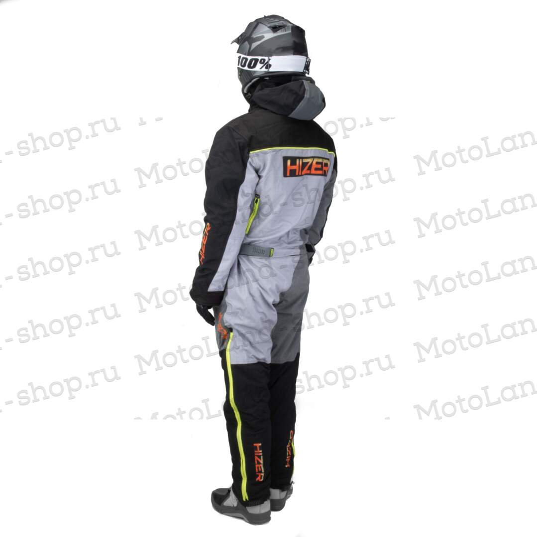 Комбинезон для снегохода HIZER №3 black-gray (текстиль) (L) Комбинезон для снегохода HIZER №3 black-gray (текстиль) (L)