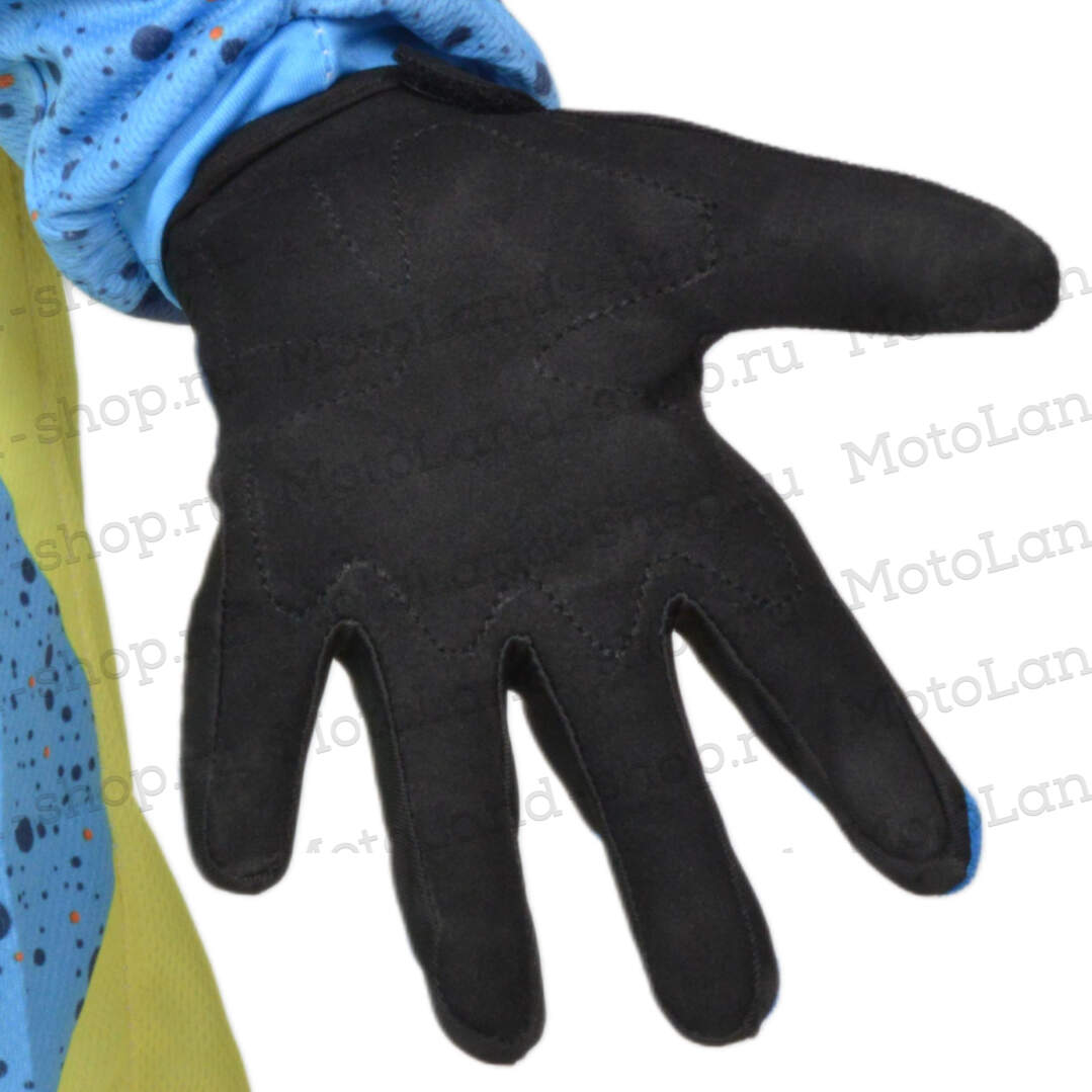 Перчатки мото (детские) FOX №1 Purple/Blue (17 см/10-11 лет) мотокросс