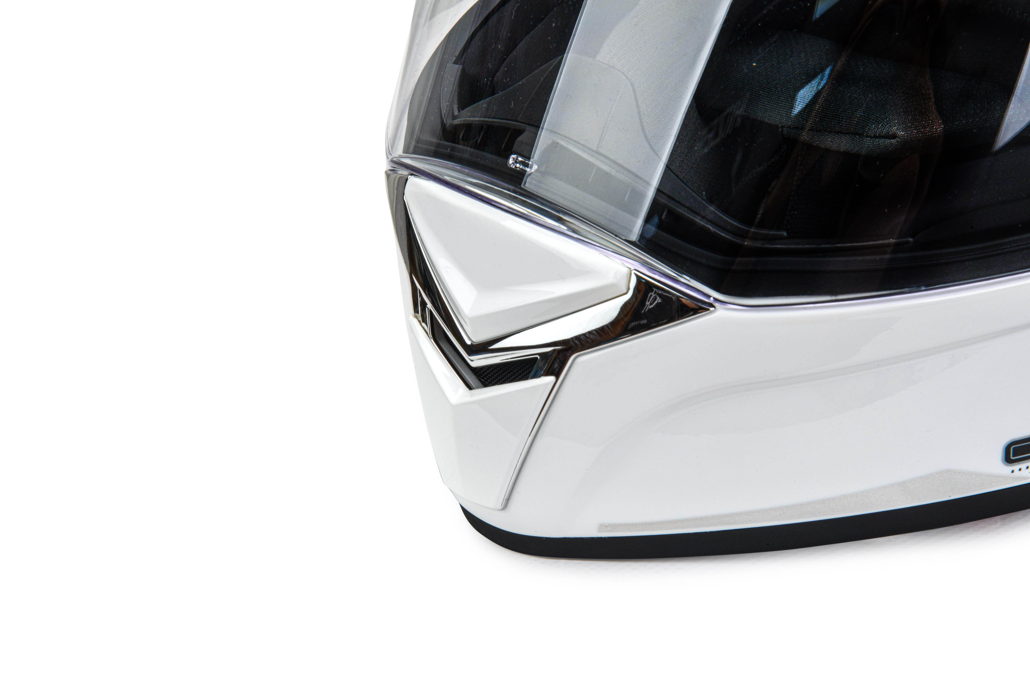 Шлем мото интеграл HIZER 550 №4 (XL) white