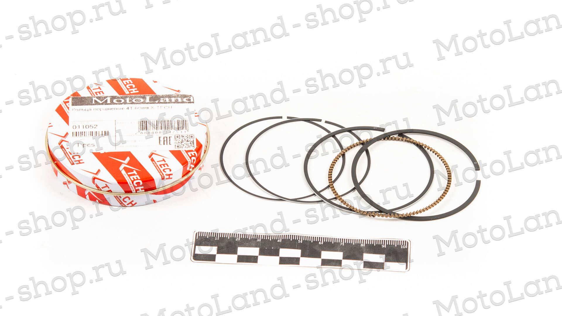 Кольца поршневые 4T d=60mm X-TECH
