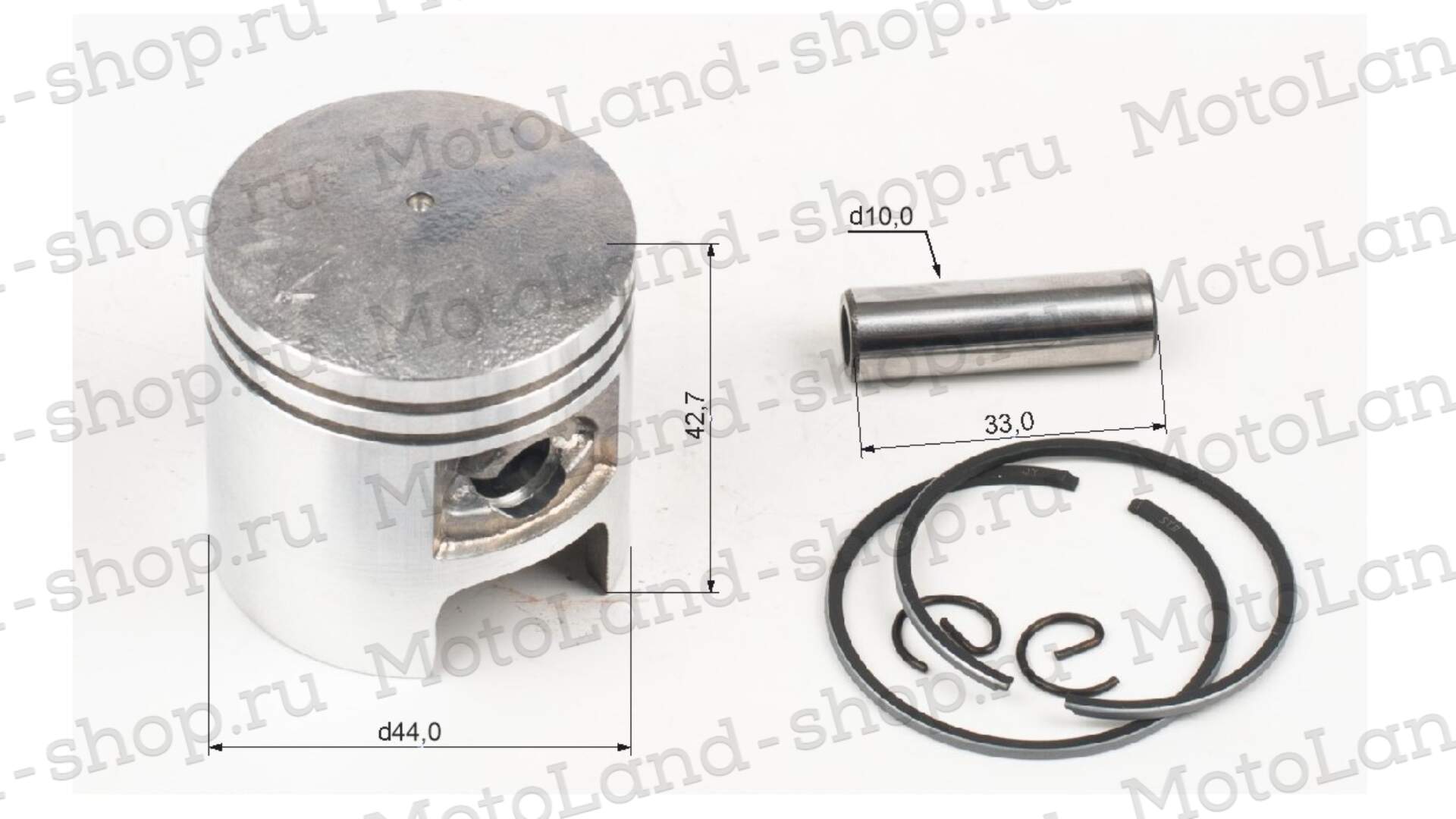 Поршень в сборе Cкутер AD65 d44