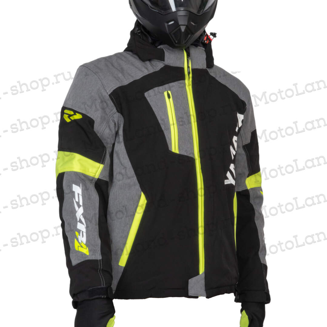 Куртка для снегохода FXR Yamaha Mission FX №6 black-gray (текстиль) (L)