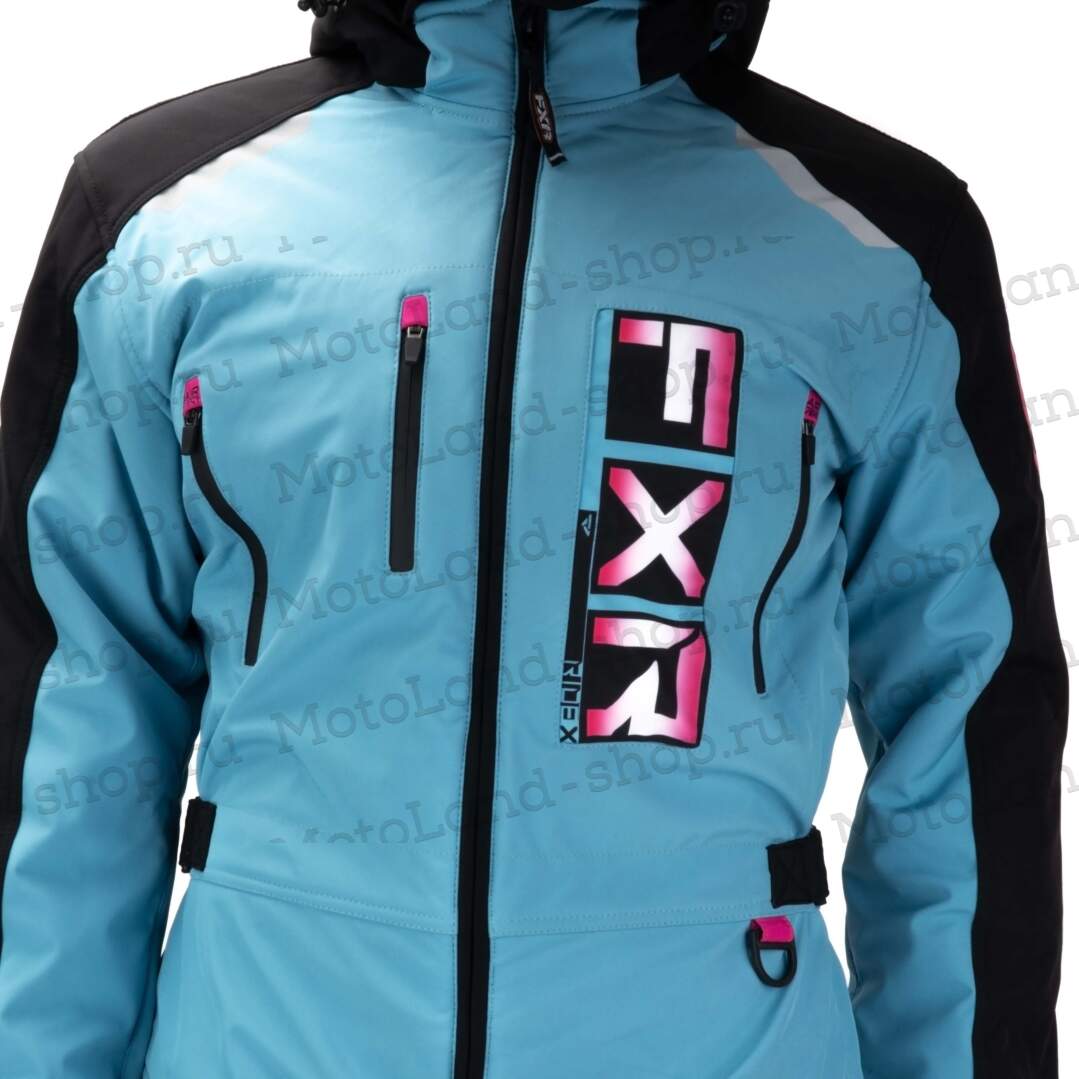 Комбинезон для снегохода (женский) FXR RECRUIT F.A.S.T. №5 blue-black (текстиль) (XL)
