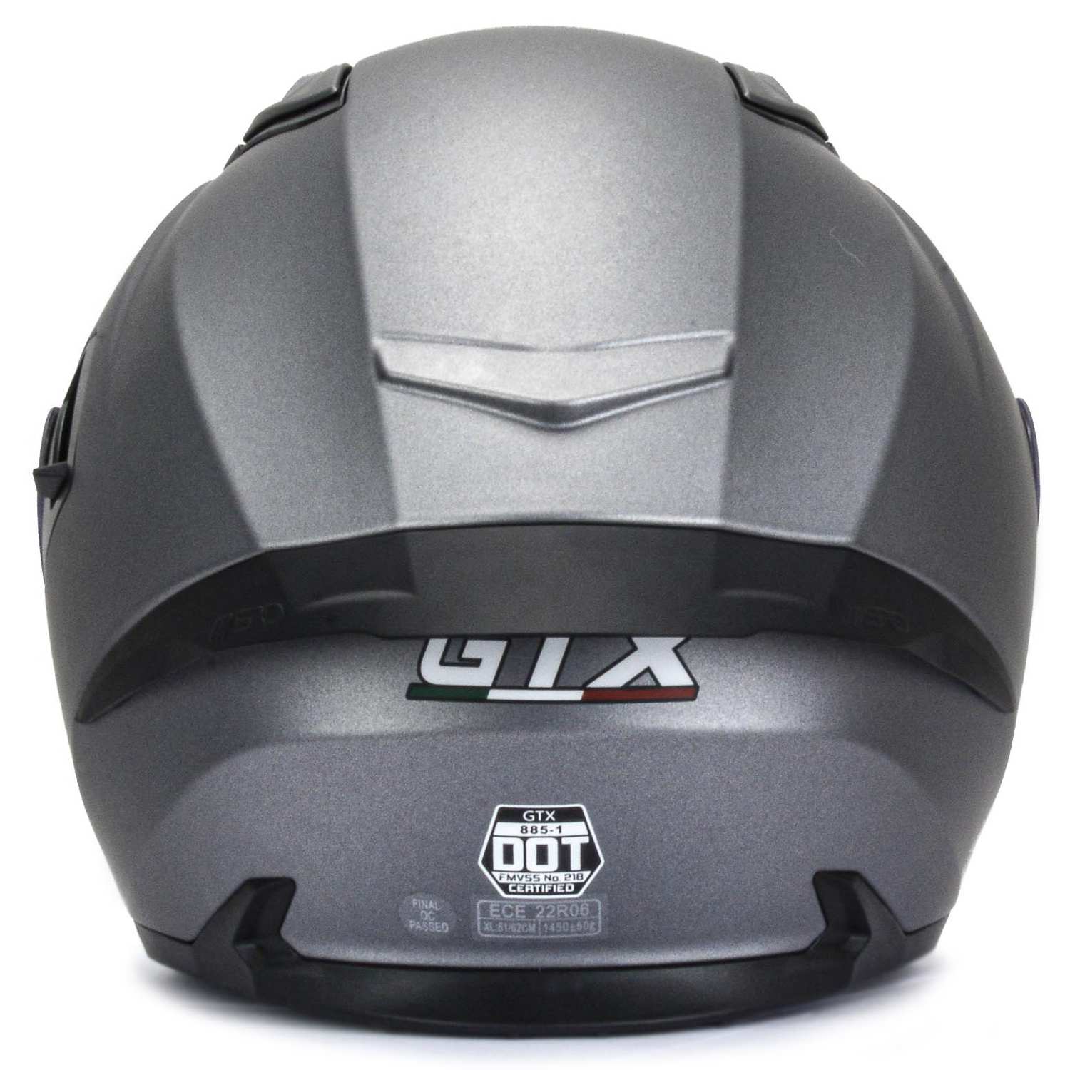 Шлем мото открытый GTX 885-1 №1 (M) GREY