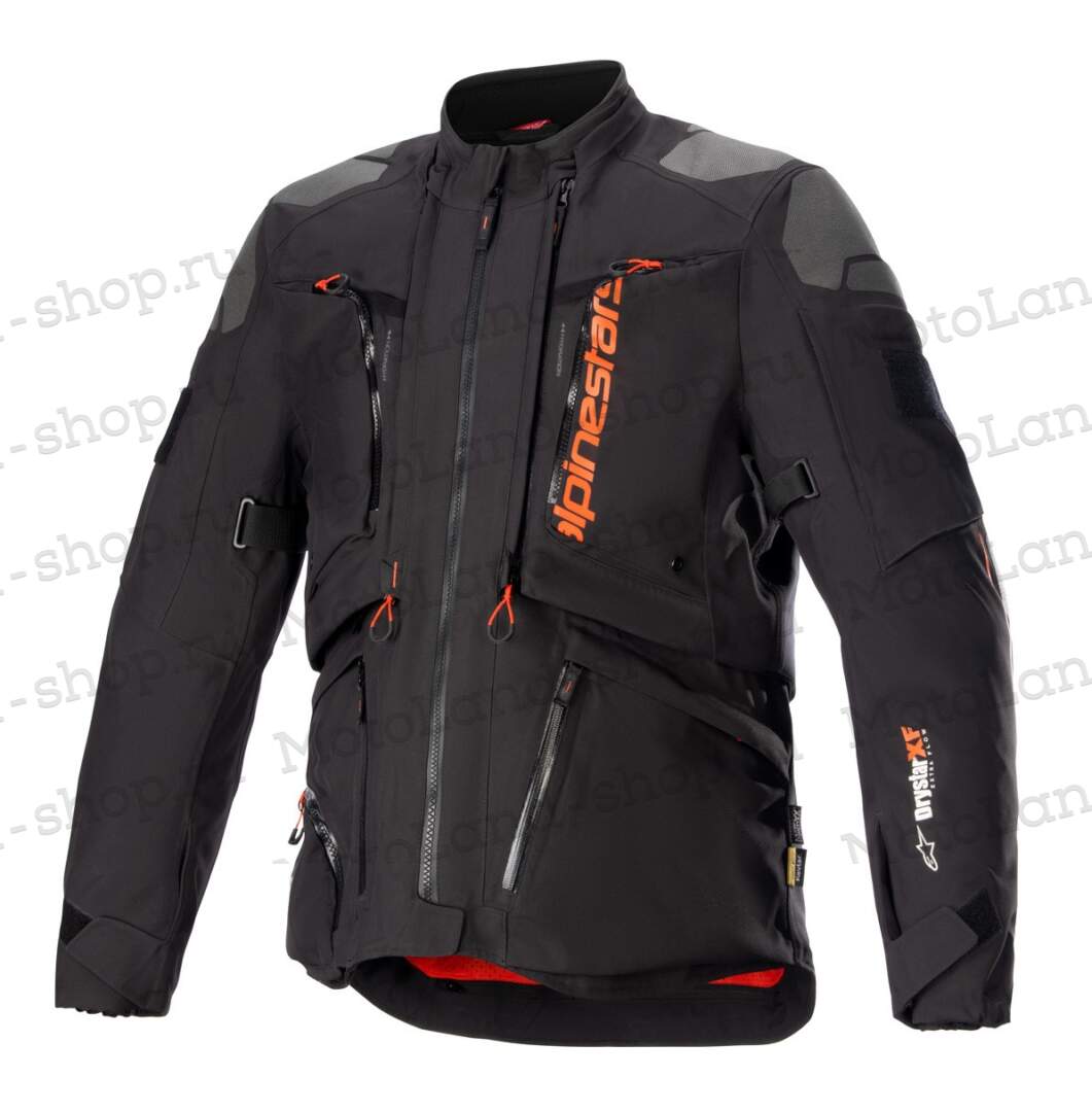 Куртка мото ALPINESTARS №6 black (текстиль) (XXL)