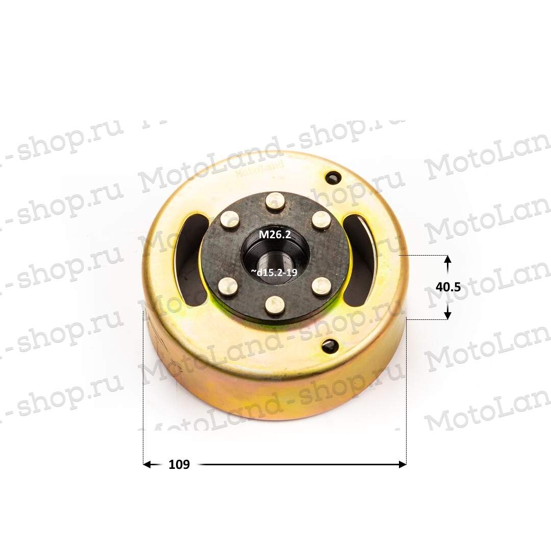 Ротор генератора (магнит) YX150/160 (W150-2/W150-5/W160-2) 150см3 160см3