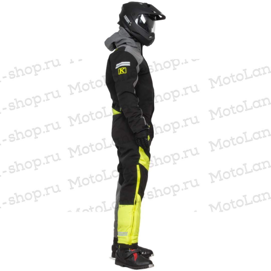 Комбинезон для снегохода KLIM RAILSLIDE (-5 С) №9 black-yellow (текстиль) (XXL)