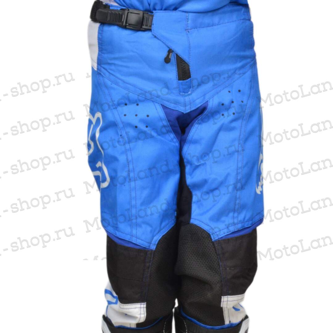 Штаны для мотокросса (детские) FOX №3 / Blue/White (рост 130-140см) Штаны для мотокросса (детские) FOX №3 / Blue/White (рост 130-140см)