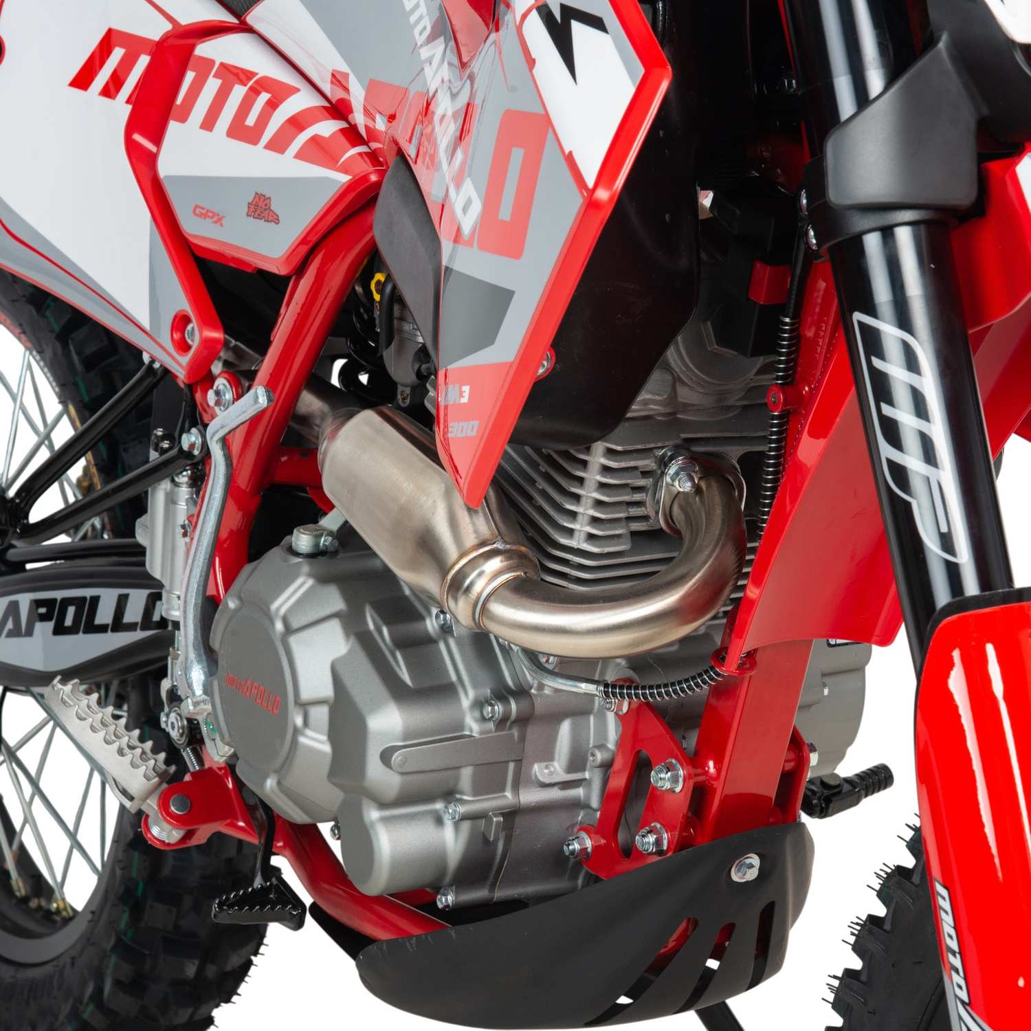 Мотоцикл Кросс Moto Apollo M3 300 (175FMM) красный 2026