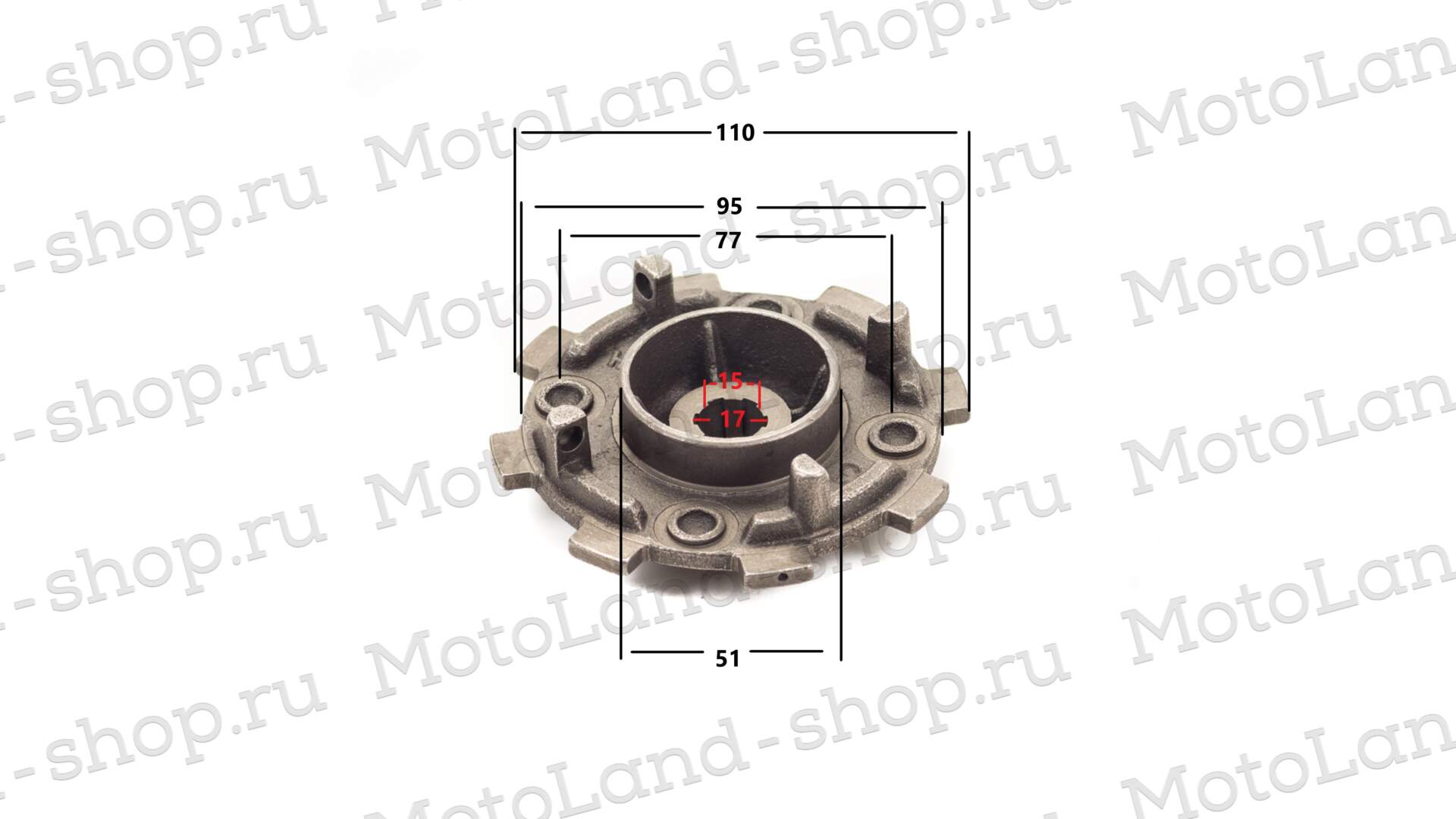 Нажимной диск сцепления 139FMB,147FMH,152FMH 50-110см3