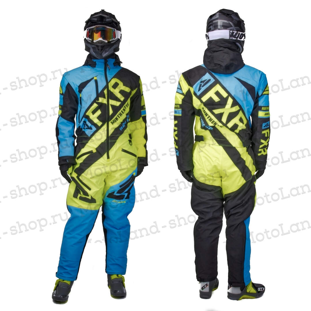 Комбинезон для снегохода FXR CX №7 sky-blue (текстиль) (XXXL)