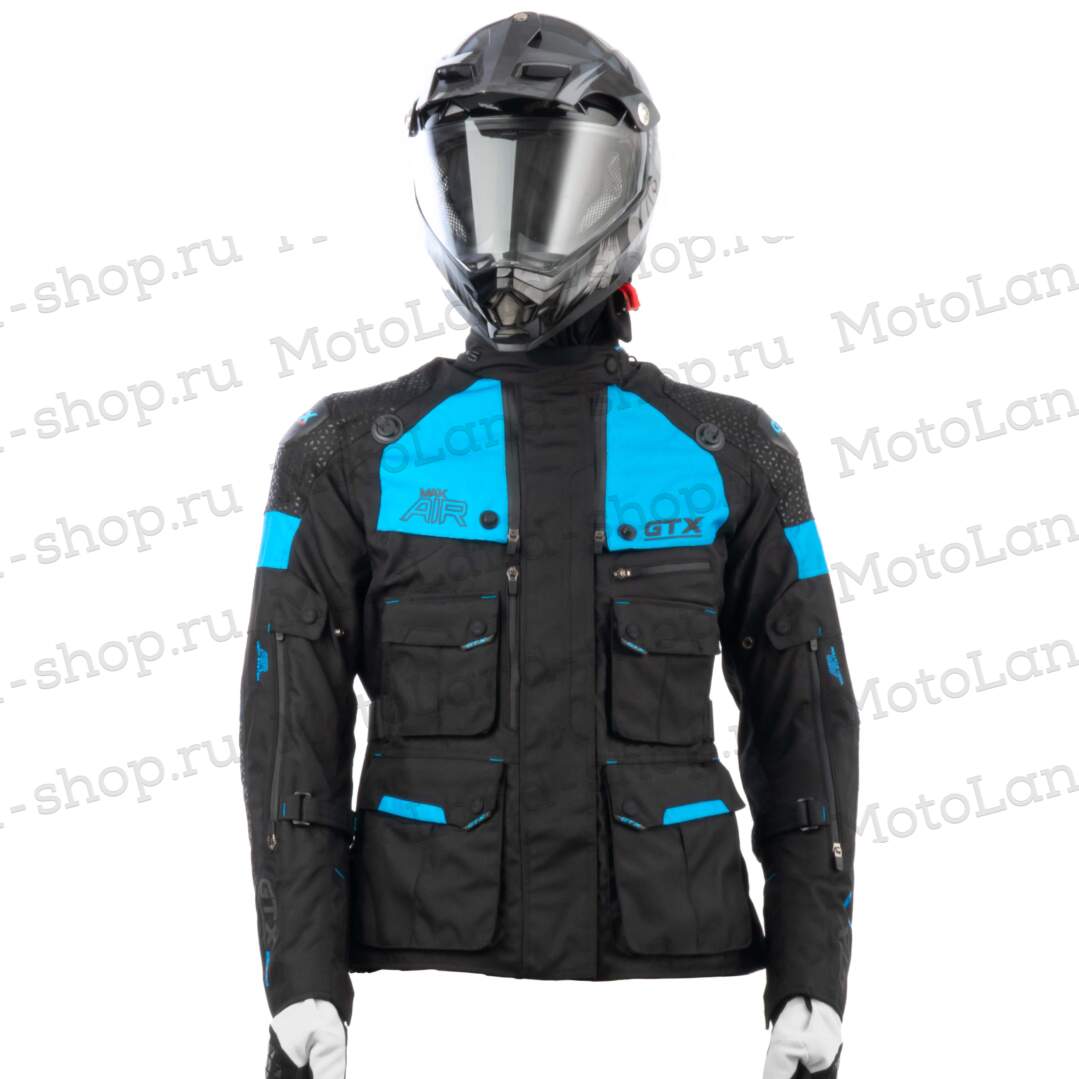 Куртка мотоциклетная (текстиль) женская GTX EJ-2402 BLACK (M)