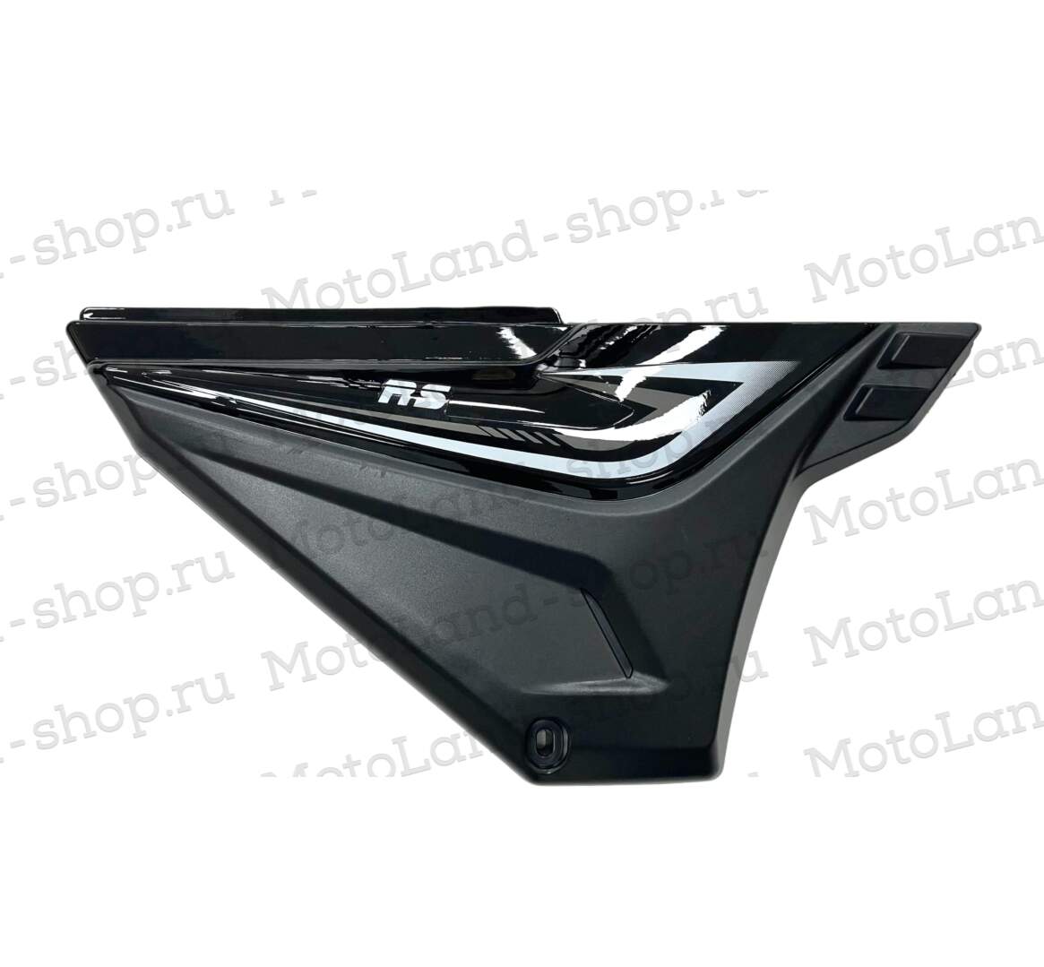 Крышка боковая правая (облицовка) Альфа  RS 11 черная 