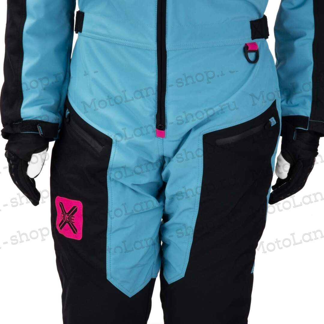 Комбинезон для снегохода (женский) FXR RECRUIT F.A.S.T. №5 blue-black (текстиль) (XL)