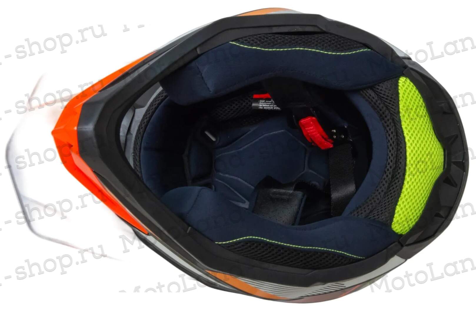 Шлем мото кроссовый HIZER J6803 №6 (M) BLACK/BLUE/GREEN Шлем мото кроссовый HIZER J6803 №6 (M) BLACK/BLUE/GREEN