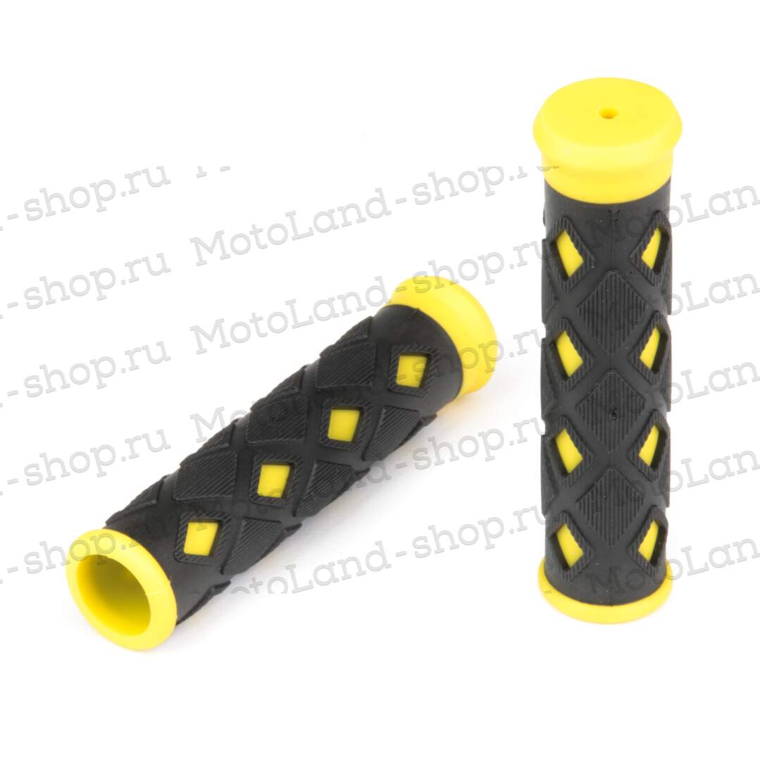 Резинки руля GW-08036-168 (125мм) d=22 (черн/желтые)