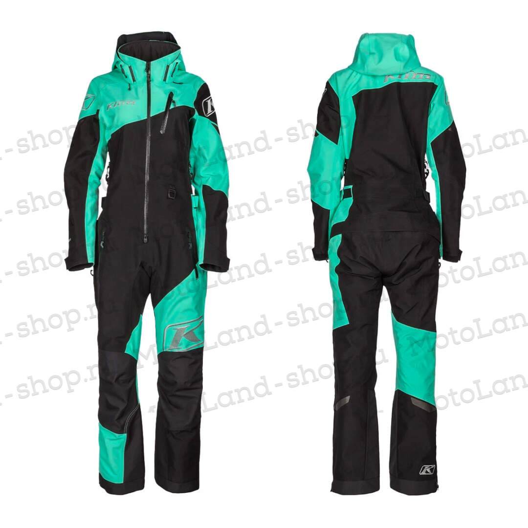 Комбинезон для снегохода (женский) KLIM SHREDSA ONE-PIECE №7 turquoise (текстиль) (XL)