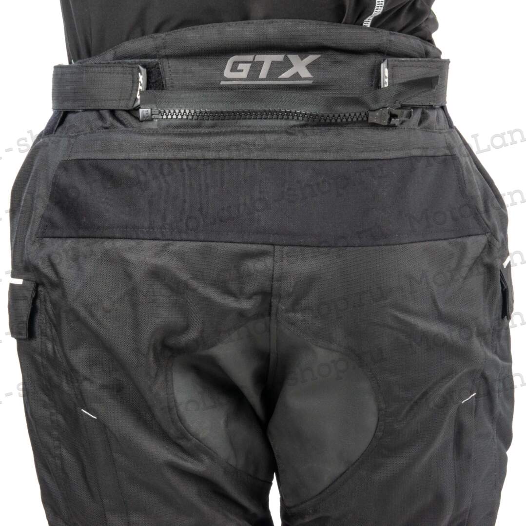 Штаны мотоциклетные (текстиль) женские GTX EJ-3001 BLACK (XXL)